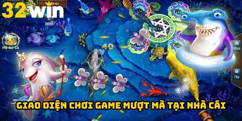 Giao diện chơi game mượt mà tại nhà cái