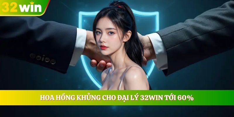 Hoa hồng khủng cho đại lý 32WIN tới 60%
