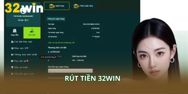 Rút tiền 32Win