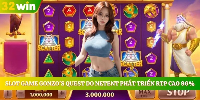 Slot Game Gonzo’s Quest do NetEnt phát triển có RTP cao 96%